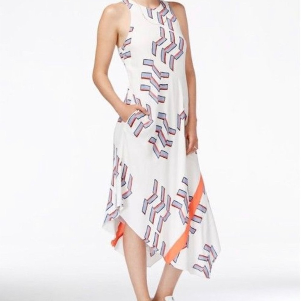 Rachel Roy multi color float chiffon dress